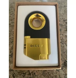 Dissim Inverted Torch Lighter - Gold Colour