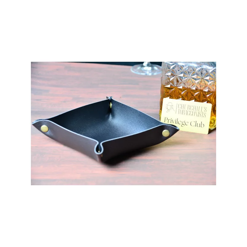 Leather tobacco matt black Leather tobacco matt black