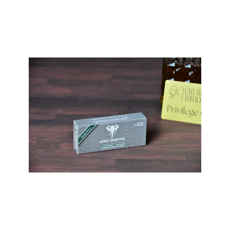 White elephant 9mm pipe filters