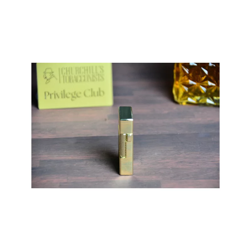 Parike Double flame brushed gold lighter