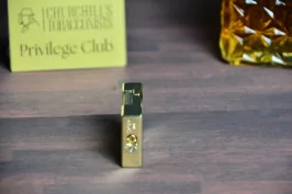 Parike Double flame brushed gold lighter