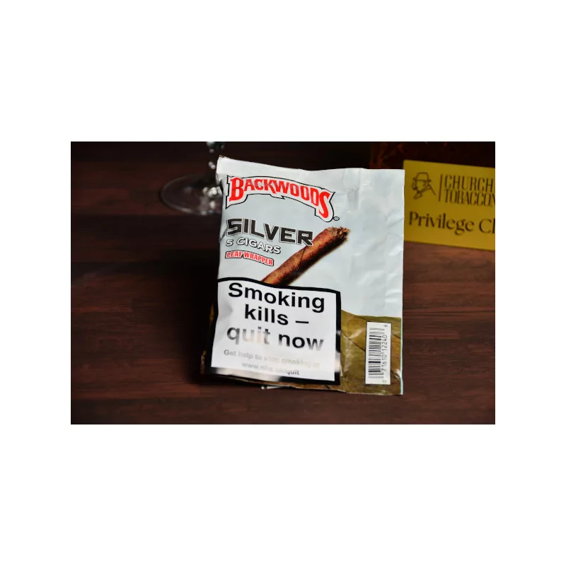 Backwoods silver Pack of 5 Cigars Backwoods silver Pack of 5 Cigars