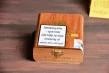 Empty small wooden cigar box Leon Jimines