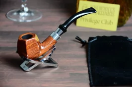 Sarome Rosewood pipe bent brown Panelled Appel