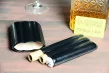 3 finger cigar case black leather 3 finger cigar case black leather