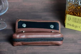 Leather pouch for pipe and Tobacco