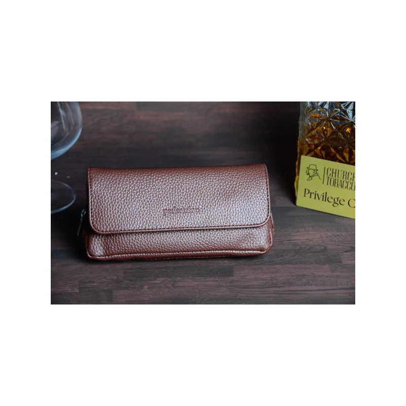 Leather pouch for pipe and Tobacco