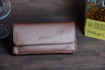 Leather pouch for pipe and Tobacco