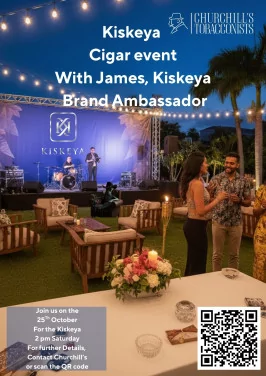 Click to book Kiskeya cigar afternoon Saturday 25th October 2PM