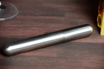 Stainless steel cigar tube
