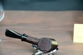 Rosewood pipe – Rustic 9mm