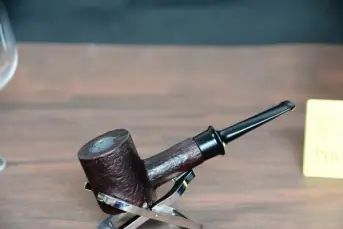 Rosewood pipe – Rustic 9mm