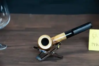 Cashew wood pipe- straight billiard – 9mm