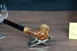 Cashew wood pipe- straight billiard – 9mm