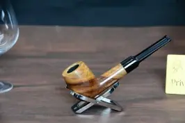 Cashew wood pipe- straight billiard – 9mm