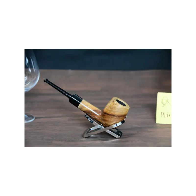 Cashew wood pipe- straight billiard – 9mm