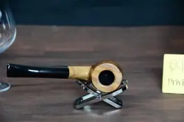 Cashew wood pipe – bent pot pipe– 9mm