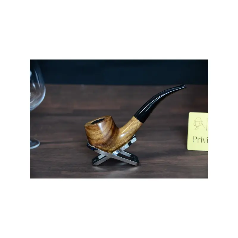 Cashew wood pipe – bent pot pipe– 9mm