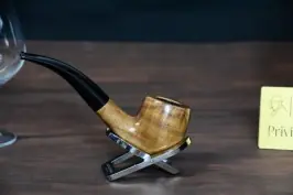 Cashew wood pipe – bent pot pipe– 9mm