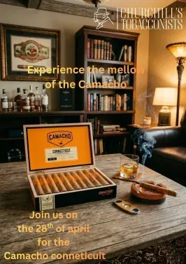 Experience the mellow side of Camacho 28th April 7pm