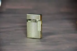 Luxury dual flame lighter gold
