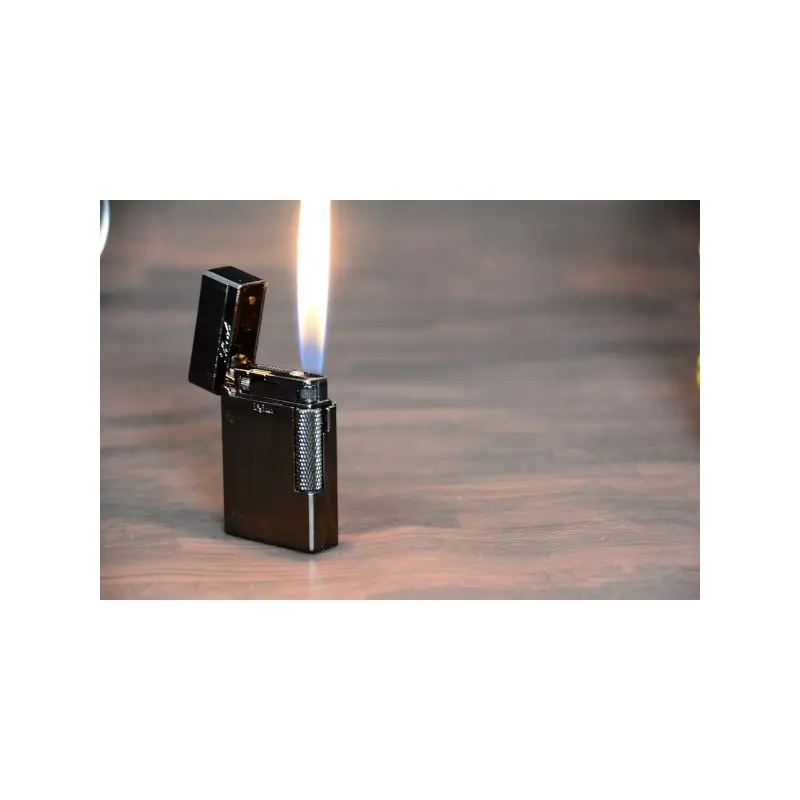 Luxury dual flame lighter gun metal