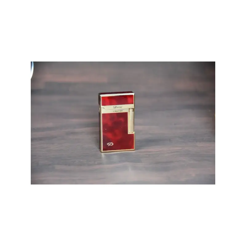 Luxury Single soft flame lighter red and gold