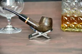 Jean Claude Slightly bent Apple Briar pipe
