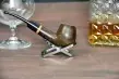 Jean Claude Slightly bent Apple Briar pipe