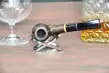 Jean Claude Slightly bent Apple Briar pipe