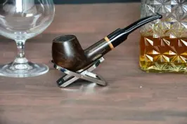 Jean Claude Slightly bent Apple Briar pipe