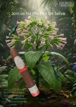 Cigar event flower of the Jungle Thursday 23rd July 7pm