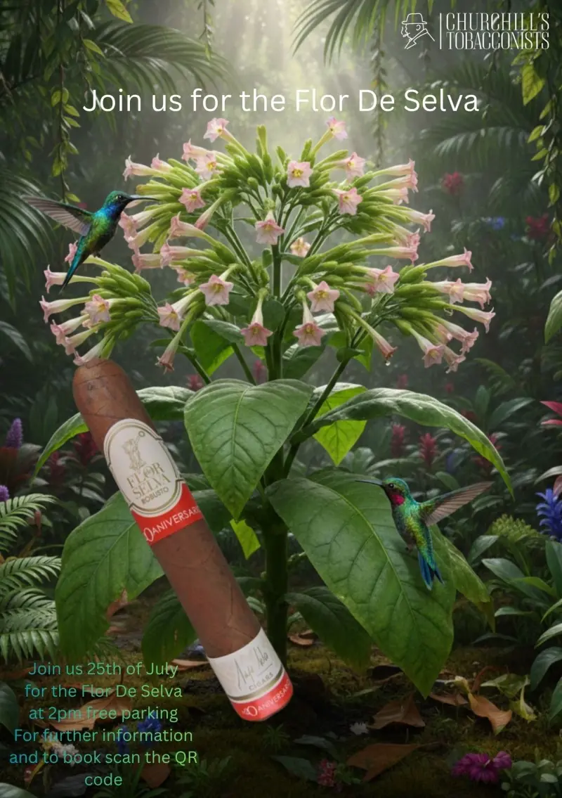 Cigar event flower of the Jungle Saturday 25th July 2pm