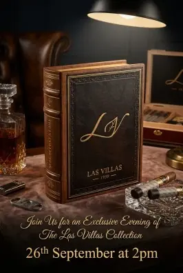 Las Villas By the book Toro (Rated 92 By cigar Journal) 26th September 2pm