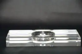 Cigar ashtray Crystal holds Two cigar