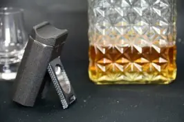 Superior Passatore Cigar Lighter black Straight Guillotine
