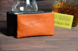 Tobacco pouch small tan
