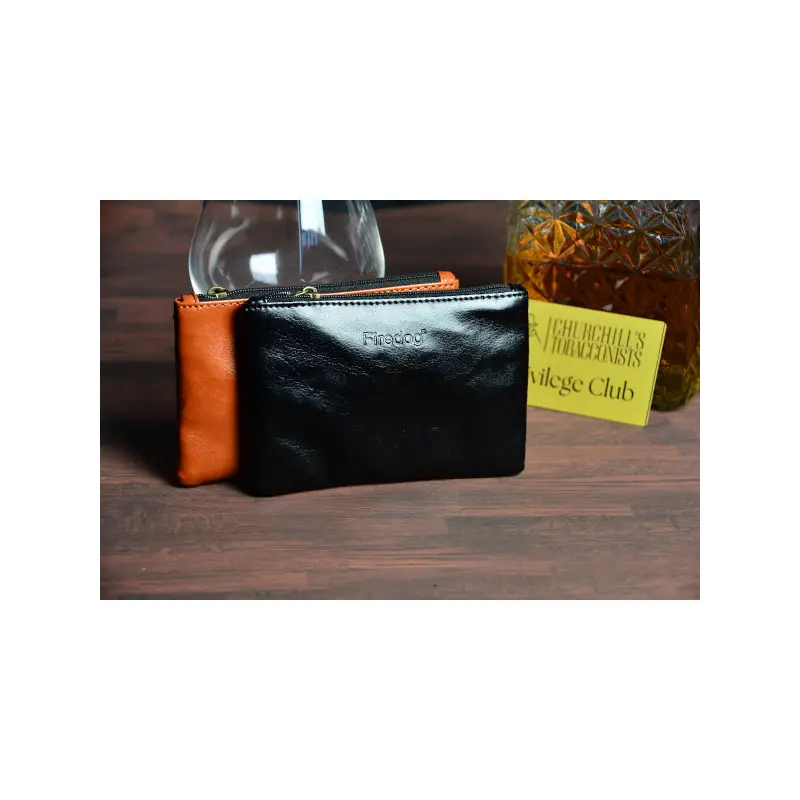 Tobacco pouch small tan