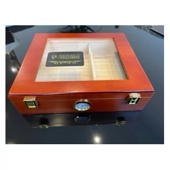 Humidor with glass Top - Cherry