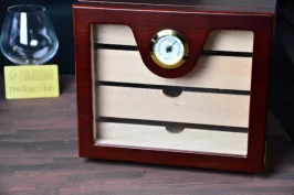 Cherry colour humidor 4 drawer for 50 cigars