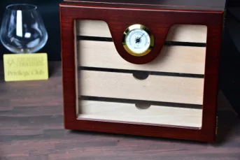 Cherry colour humidor 4 drawer for 50 cigars