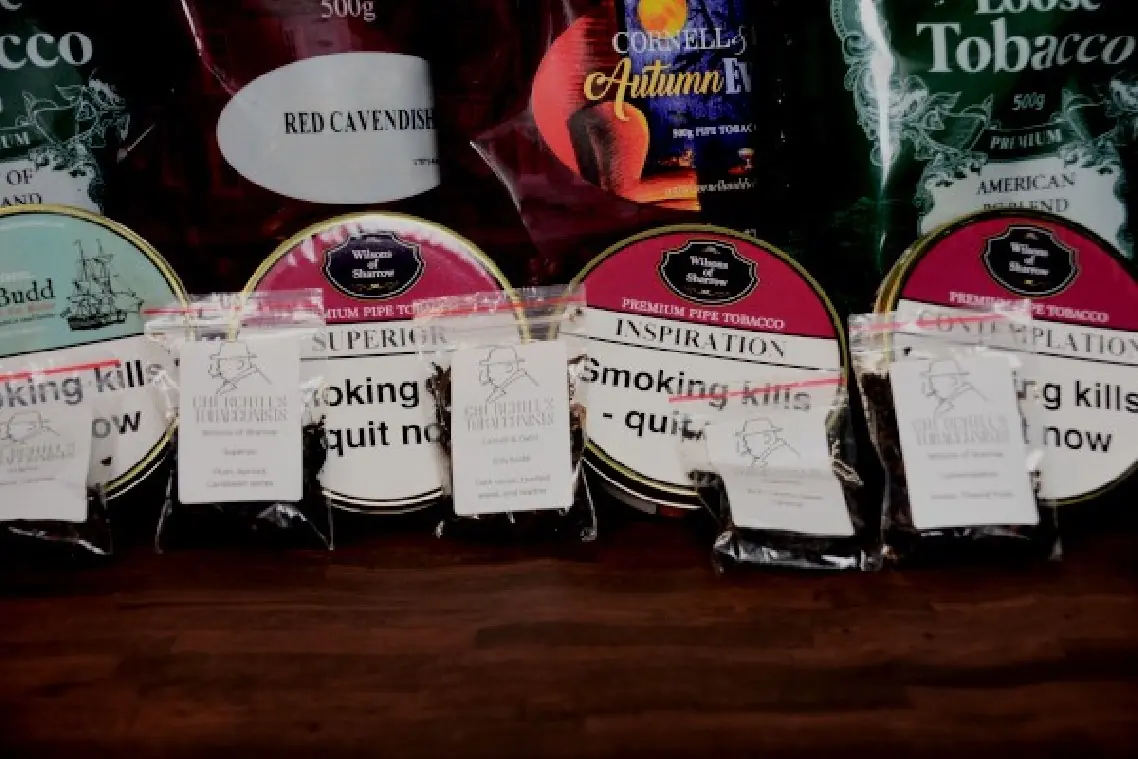 Pipe tobacco samples