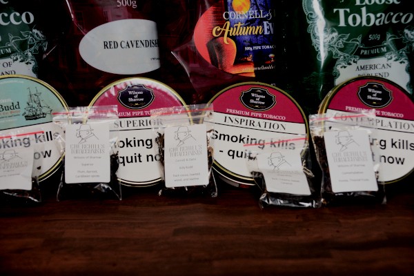Pipe tobacco samples